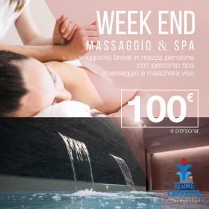 week end offerta ingresso spa con massaggio e maschera