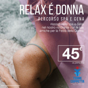 Festa della donna in spa e cena alle terme di contursi