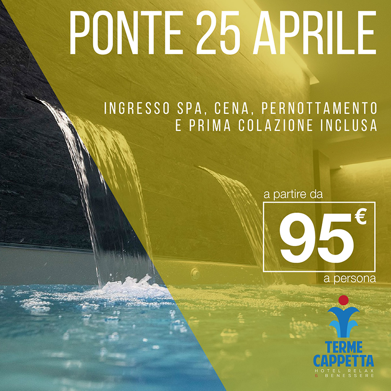 ponte 25 aprile offerta soggiorno terme